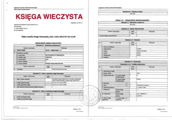 Jak wygląda odpis z księgi wieczystej? Zobacz, co musisz wiedzieć
